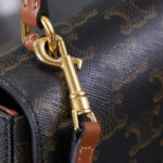 TEEN CELINE LOLA in Triomphe Canvas and Calfskin(HIGH-END GRADE) - Image 7