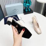 Prada Patent Leather Slingback Pumps 85 mm - Image 7