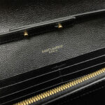 YSL classic cassandre chain wallet in grain de poudre leather - Image 7