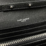 YSL classic cassandre chain wallet in grain de poudre leather - Image 7