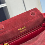 Prada Enchaine mini suede bag(HIGH-END GRADE) - Image 7
