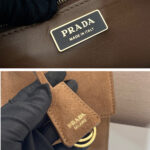 Prada Soft Sound medium suede shoulder bag(high-end grade) - Image 7