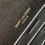 YSL cassandre envelope chain wallet in grain de poudre leather(High-end Grade) - Image 7