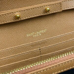 YSL classic cassandre chain wallet in grain de poudre leather - Image 7