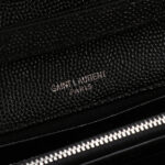 Saint Laurent Chain-strap YSL-plaque grained-leather wallet - Image 7