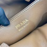 Prada Buckle small suede handbag with belt(high-end grade) - Image 7
