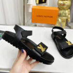 LV Sunset Comfort Flat Sandal - Image 8