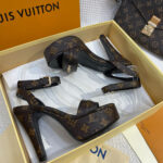 LV high heel sandals - Image 8