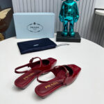 Prada Patent Leather Slingback Ballerinas - Image 8