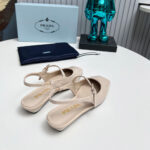 Prada Patent Leather Slingback Ballerinas - Image 8