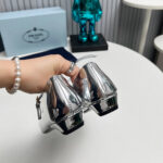 Prada Patent Leather Mary Jane Ballerinas - Image 8