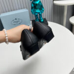 Prada Leather Mary Jane Ballerinas - Image 8
