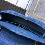 CHANEL Suede Classic Double Flap Handbag(HIGH-END GRADE) - Image 8