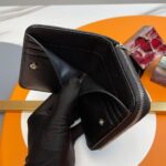 YSL CASSANDRE MATELASSÉ compact zip around wallet in grain de poudre leather - Image 8