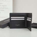 YSL tiny cassandre wallet in crocodile embossed matte leather - Image 8