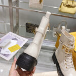 FENDI Fendigraphy logo-plaque leather boots - Image 8