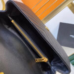 Saint Laurent College quilted-leather satchel bag - Image 8