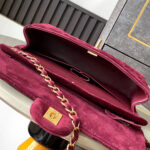 CHANEL Suede Classic Double Flap Handbag(HIGH-END GRADE) - Image 8