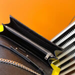 YSL classic cassandre chain wallet in grain de poudre leather(high-end grade) - Image 8