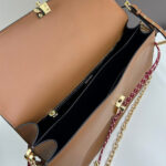 Prada Soft Sound large leather shoulder bag with charms(high-end grade) - Image 8