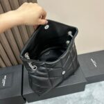 YSL PUFFER small in suede(HIGH-END GRADE) - Image 8