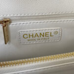 CHANEL Large Flap Bag With Top Handle(high-end grade) - Image 8