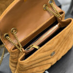 LOULOU SMALL CHAIN BAG IN “Y” QUILTED SUEDE - Image 8