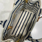 Prada Jardinière striped cotton canvas mini-bag - Image 8