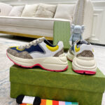 Gucci Multicolor GG Supreme Rhyton Sneaker - Image 8
