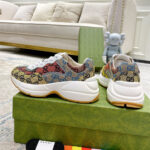 Gucci Multicolor GG Supreme Rhyton Sneaker - Image 8