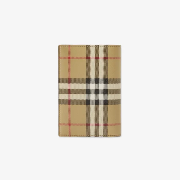 Check Passport Holder Archive beige