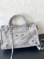 Balenciaga Le City Top Handle Bag B530 Gray
