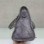 Balenciaga Le City medium suede tote bag 230582 gray - Image 4