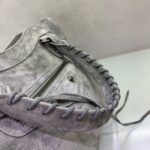 Balenciaga Le City medium suede tote bag 230582 gray - Image 5