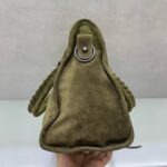 Balenciaga Le City medium suede tote bag 230582 green - Image 3