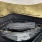 Balenciaga Le City medium suede tote bag 230582 green - Image 4