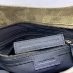 Balenciaga Le City small suede tote bag 230582 green - Image 3