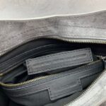 Balenciaga Le City small suede tote bag 230582 grey - Image 2