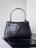Balenciaga Rodeo Handbag Large crocodile skin 795458 black - Image 3