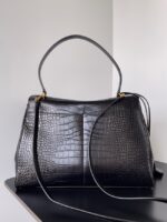 Balenciaga Rodeo Handbag Large crocodile skin 795459 black - Image 2