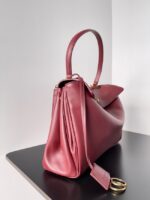 Balenciaga Rodeo Handbag Large smooth calfskin 795458 Burgundy - Image 4
