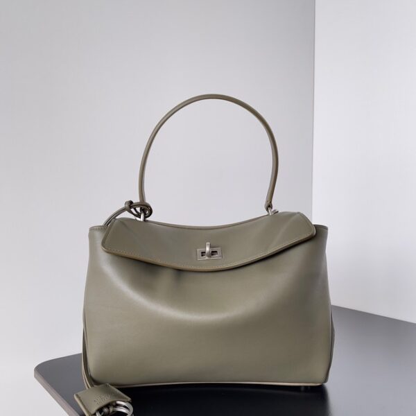 Balenciaga Rodeo Handbag Large smooth calfskin 795458 green