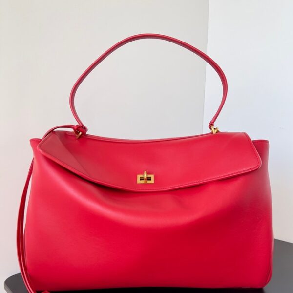 Balenciaga Rodeo Handbag Large smooth calfskin 795458 red