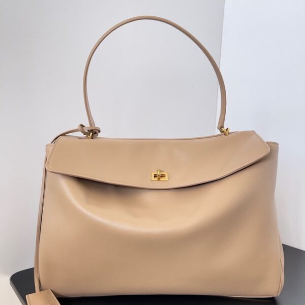 Balenciaga Rodeo Handbag Large smooth calfskin 795459 Apricot