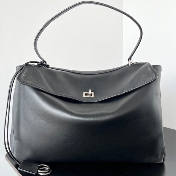 Balenciaga Rodeo Handbag Large smooth calfskin 795459 black