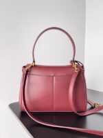 Balenciaga Rodeo Handbag smooth calfskin 795457 Burgundy - Image 4
