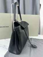 Balenciaga Rodeo Medium Handbag in black smooth calfskin 9027 aged-silver hardware - Image 3