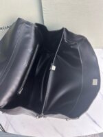 Balenciaga Rodeo Medium Handbag in black smooth calfskin 9027 aged-silver hardware - Image 6