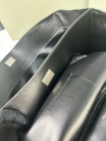 Balenciaga Rodeo Medium Handbag in black smooth calfskin 9027 aged-silver hardware - Image 7