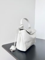 Balenciaga Rodeo Mini Handbag crocodile skin 795456 white - Image 3